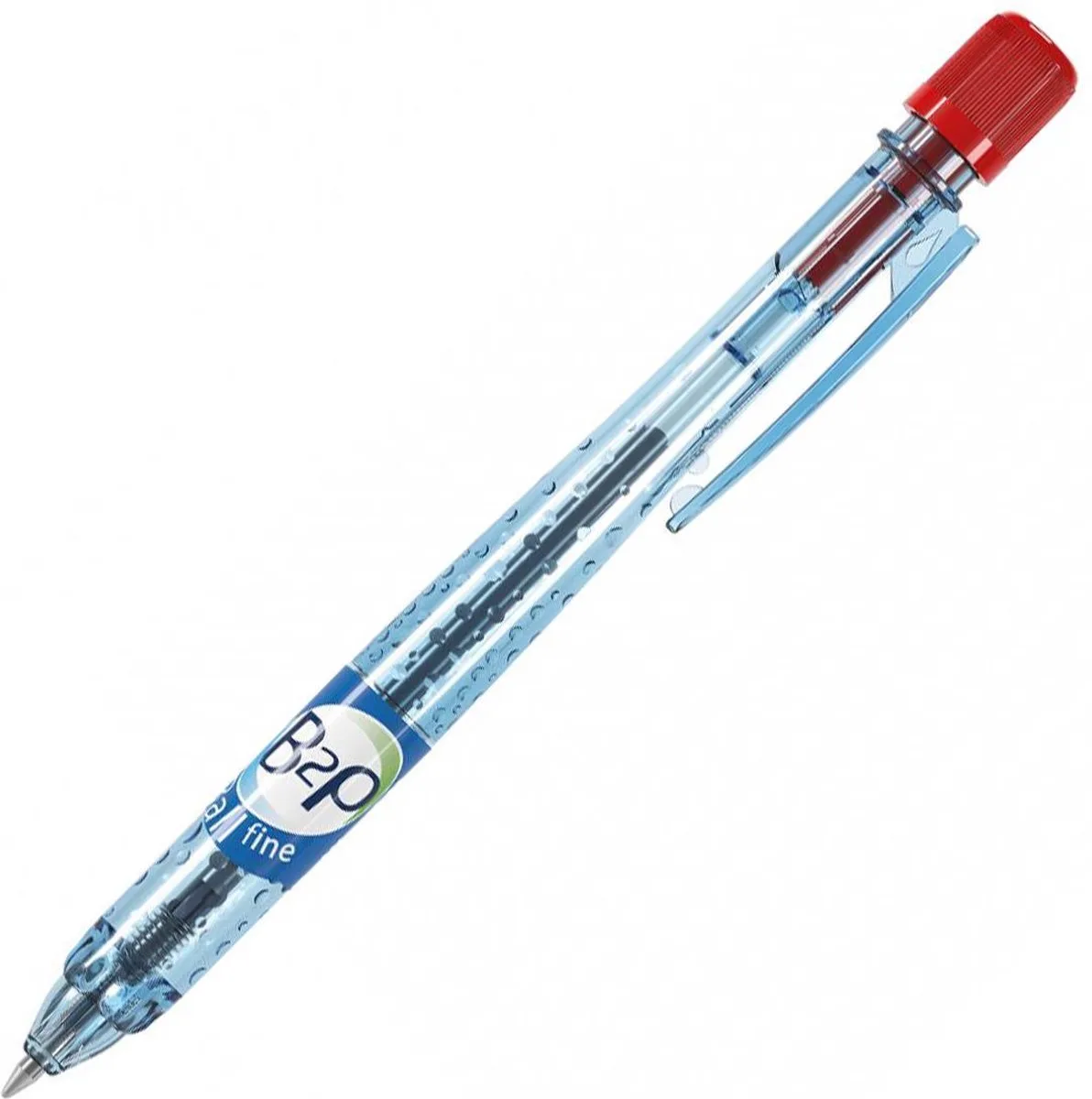B2P Ball Begreen - Rode balpen met 0.7mm fine punt von Pilot in Rot – Produktfoto