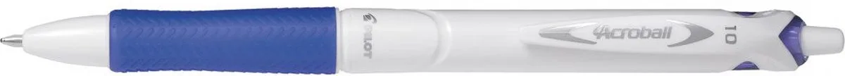 balpen Acroball Pure White de Pilot en Bleu – photo produit