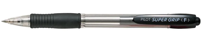 balpen Super Grip zwart van Pilot – productfoto