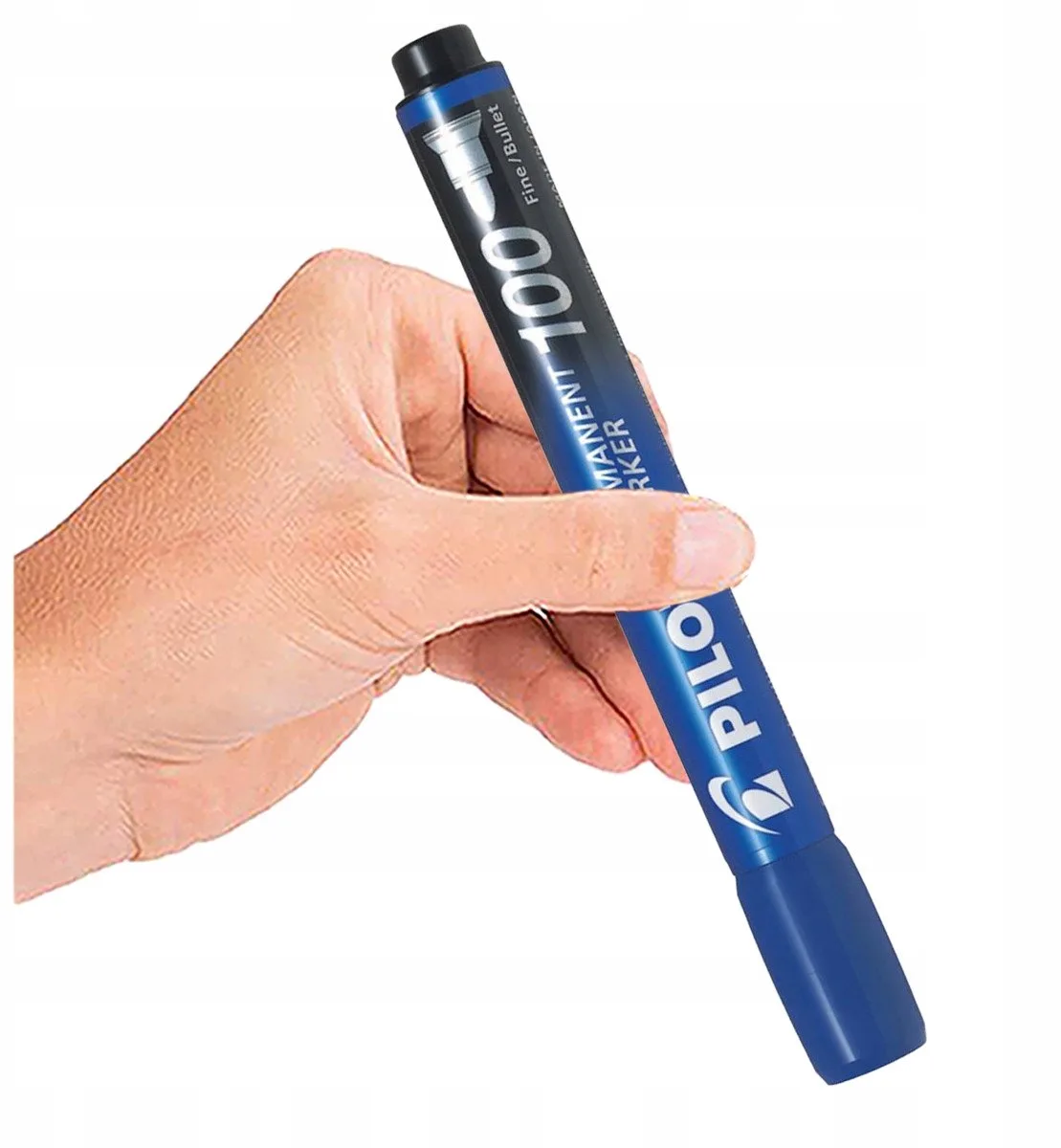 Blauwe Permanente Marker voor Plastic - Sneldrogend & Waterbestendig de Pilot en Bleu – photo produit