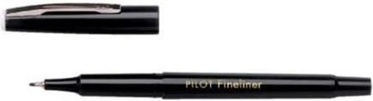Fineliner - 1.2mm - per 2 verpakt. de Pilot en Noir – photo produit