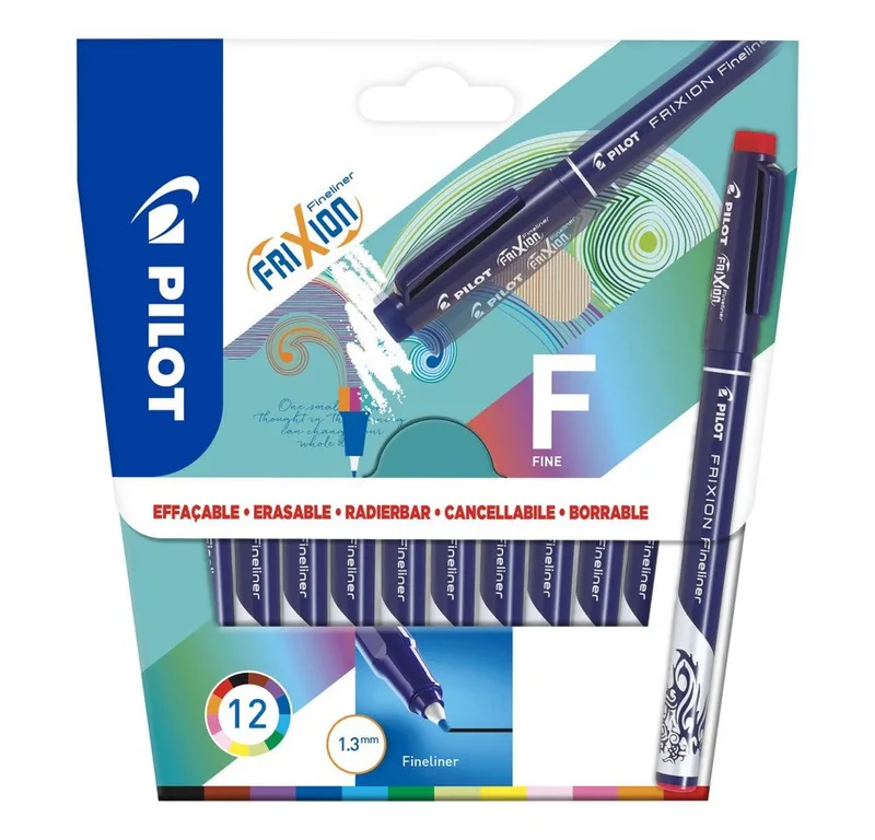 Fineliner Frixion 12er-Set, (12-tlg), radierbar by Pilot – product photo 1 of 5