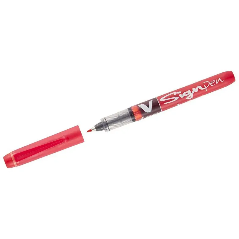 Fineliner PILOT V Signpen fijn rood by Pilot – product photo 2 of 3