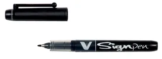 Fineliner PILOT V Signpen fijn zwart van Pilot – productfoto 1 van 5