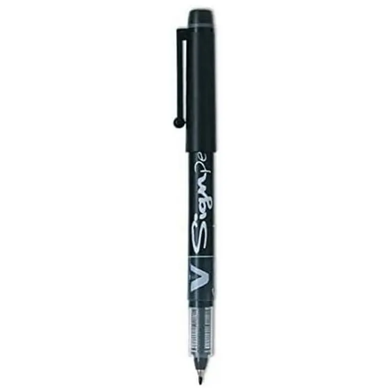 Fineliner PILOT V Signpen fijn zwart van Pilot – productfoto 2 van 5