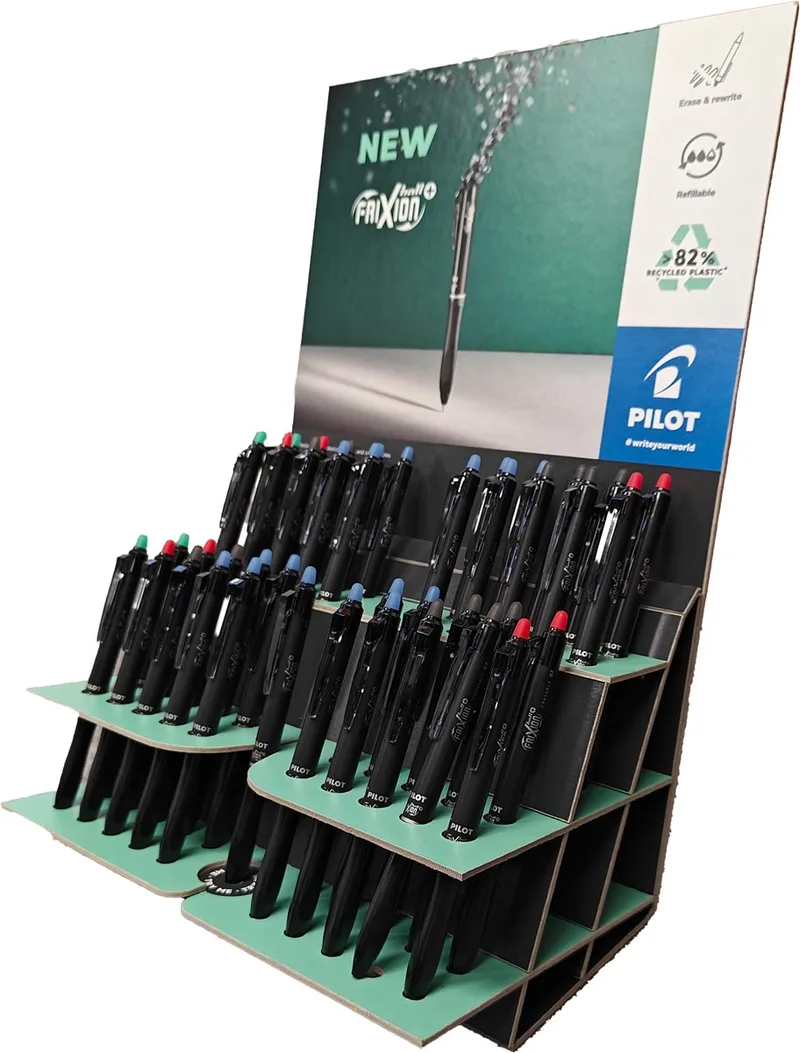 FriXion Ball Plus roller, medium, display van 40 stuks met 1 tester by Pilot – product photo