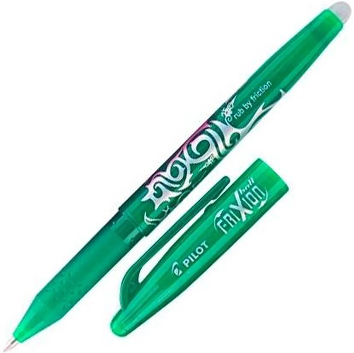 FriXion Ballpen 0.7mm Uitgumbare pen – Doos van 12 fra Pilot i Grøn – produktbillede