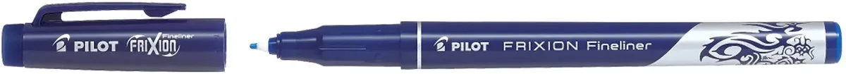 Frixion - Fineliner op blister - 1.3 mm - 6963 van Pilot in Blauw – productfoto
