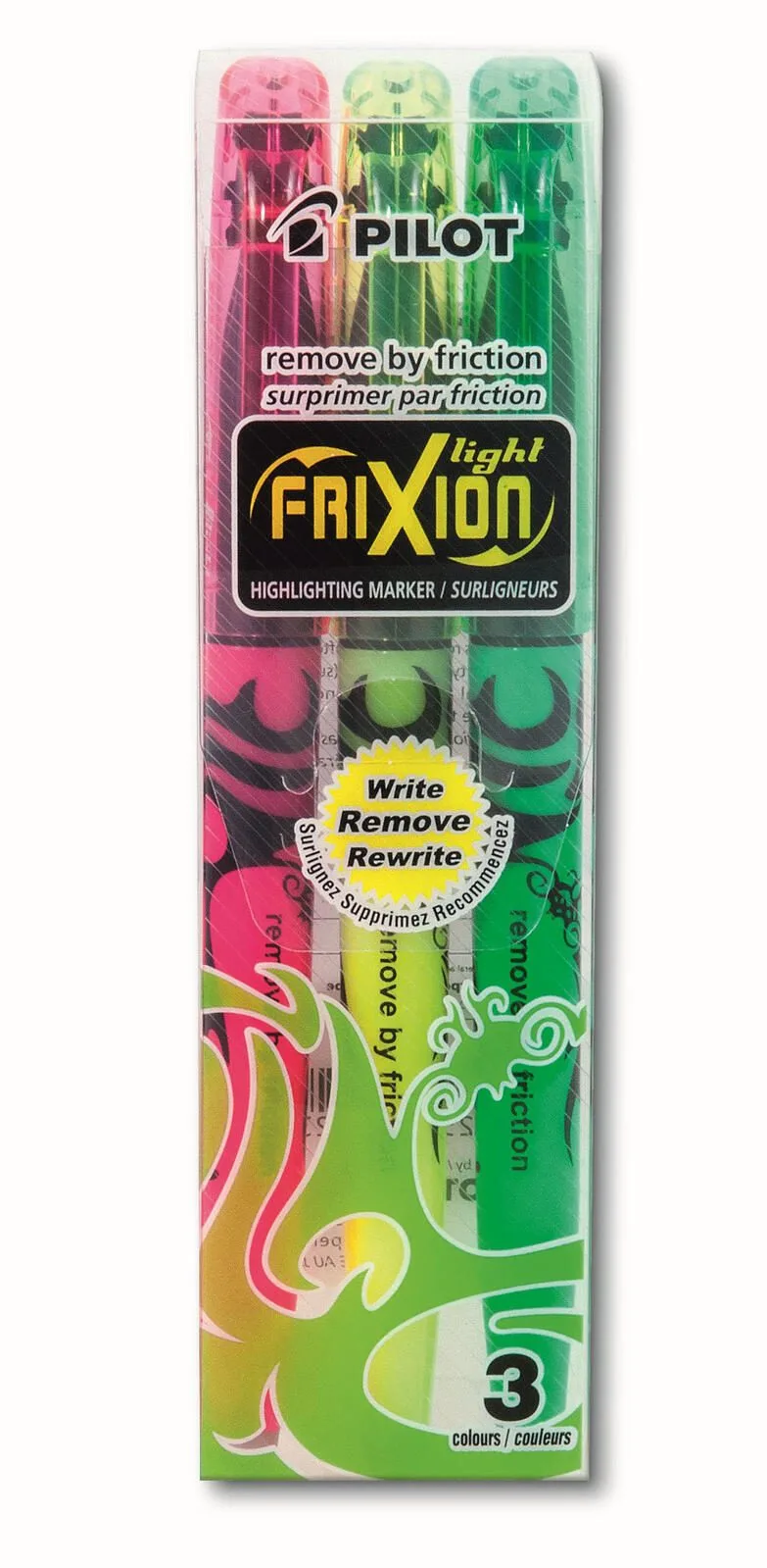 FriXion light Textmarker Mehrfarbig de Pilot – photo produit
