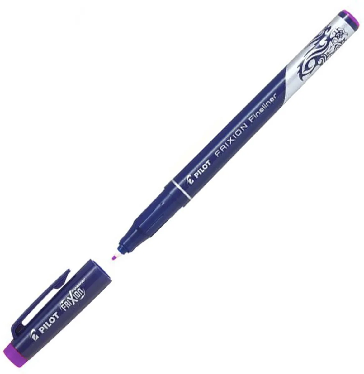 FriXion Paarse Fineliner - Uitwisbare Fineliner viltstift met 0.45mm schrijfbreedte fra Pilot i Lilla – produktbillede