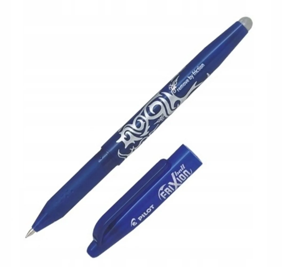 FriXion Uitwisbare Pen + 3 Vullingen + Markeerstift fra Pilot i Blå – produktbillede