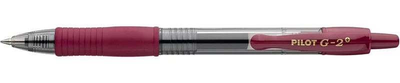 G-2-07 Plus roller, medium, bordeaux by Pilot – product photo