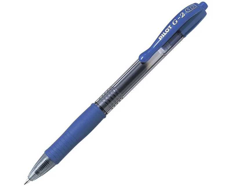 Gelschreiber G2-10, Strichstärke: 0,5 mm (M) fra Pilot i Blå – produktbillede