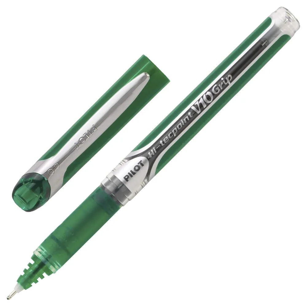 Hi-Tecpoint Grip V10 Tintenroller 0.7 mm Grün de Pilot – photo produit