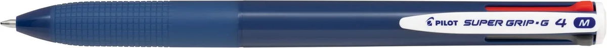 Kugelschreiber Super Grip-G4 Blau, Schreibfarbe: Mehrfarbig fra Pilot – produktbillede