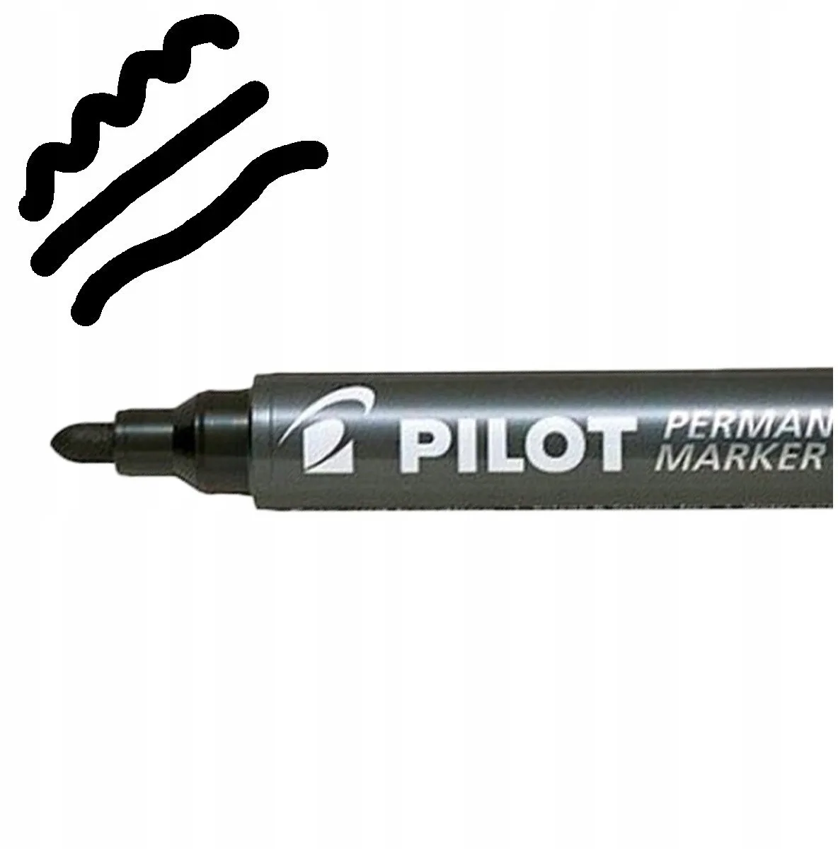 Marker Permanent Waterbestendig 1mm Schrijfbreedte van Pilot in Zwart – productfoto