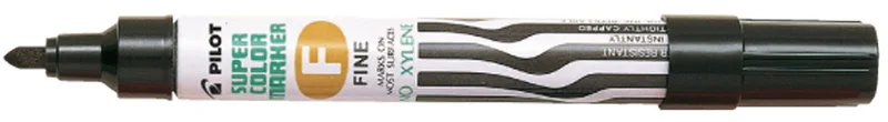 Permanent-Marker SUPER COLOR FINE, Rundspitze, schwarz by Pilot – product photo