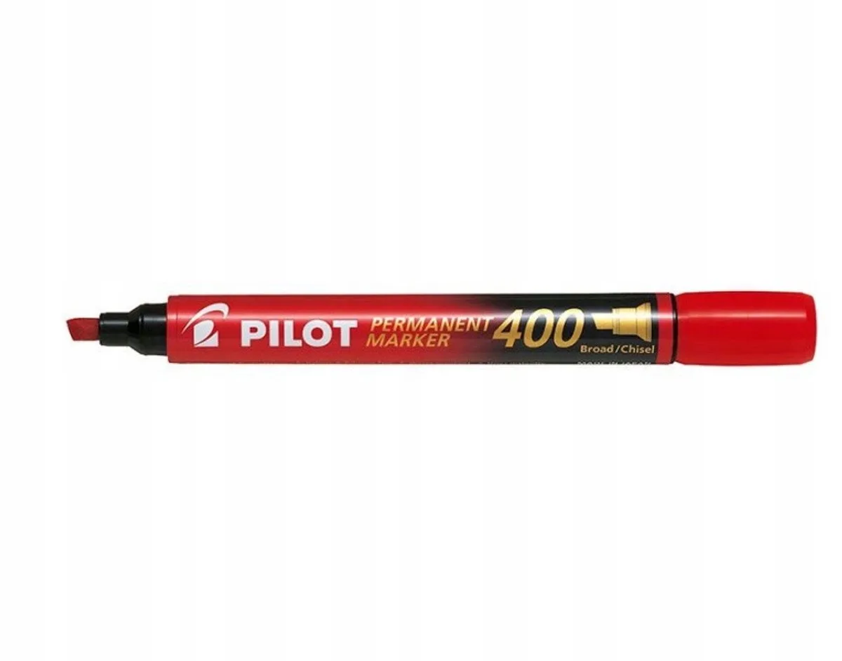 Permanente Marker - Dik & Duurzaam von Pilot in Rot – Produktfoto