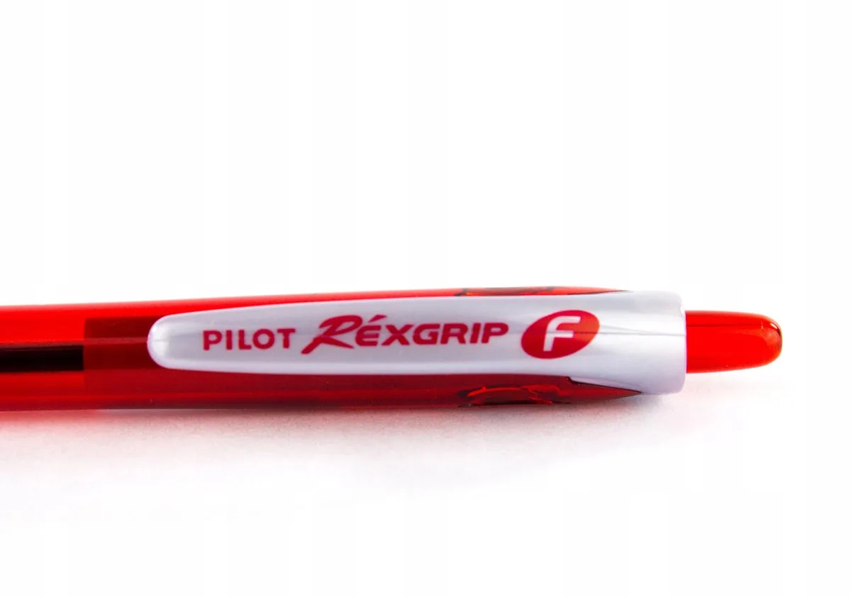 Rexgrip 0,7 mm balpen - Comfortabel en duurzaam by Pilot in Red – product photo
