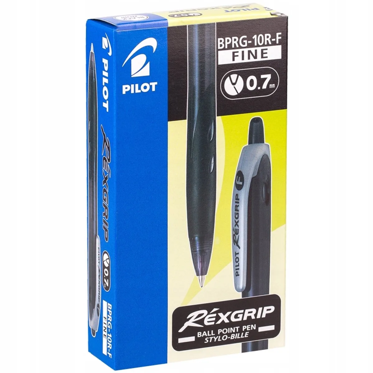 Rexgrip balpen 12 stuks van Pilot in Zwart – productfoto