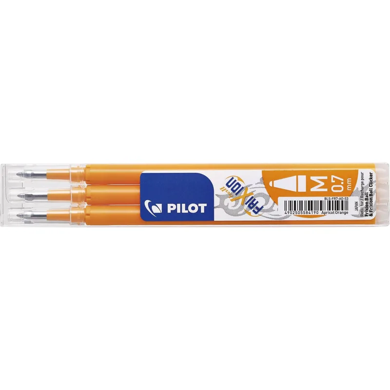 Rollerpenvulling pilot frixion bls-fr7 m abri or | 12 stuks by Pilot – product photo