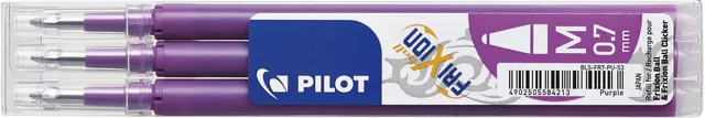 Rollerpenvulling Pilot friXion medium paars set à 3 stuks by Pilot – product photo