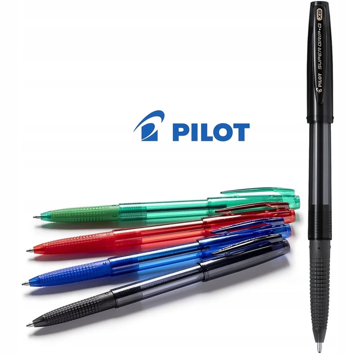 Super Grip G Balpen 1.6mm - Comfortabel en Waterdicht fra Pilot i Sort – produktbillede