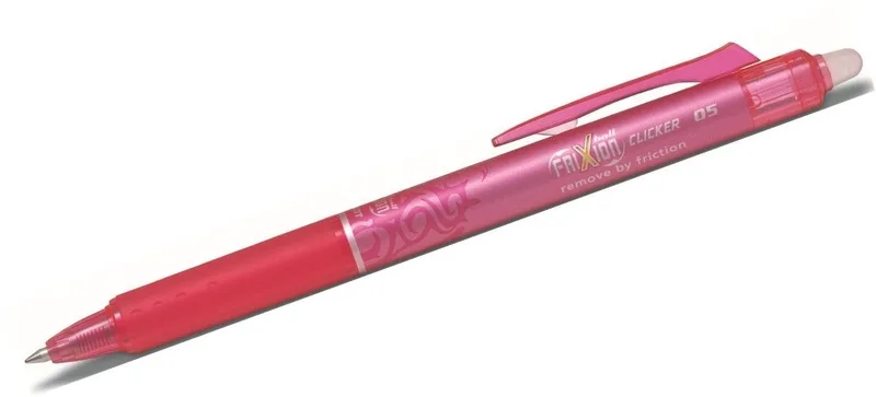 Tintenfeinschreiber Tintenroller Frixion Ball Clicker 05 pink von Pilot – Produktfoto