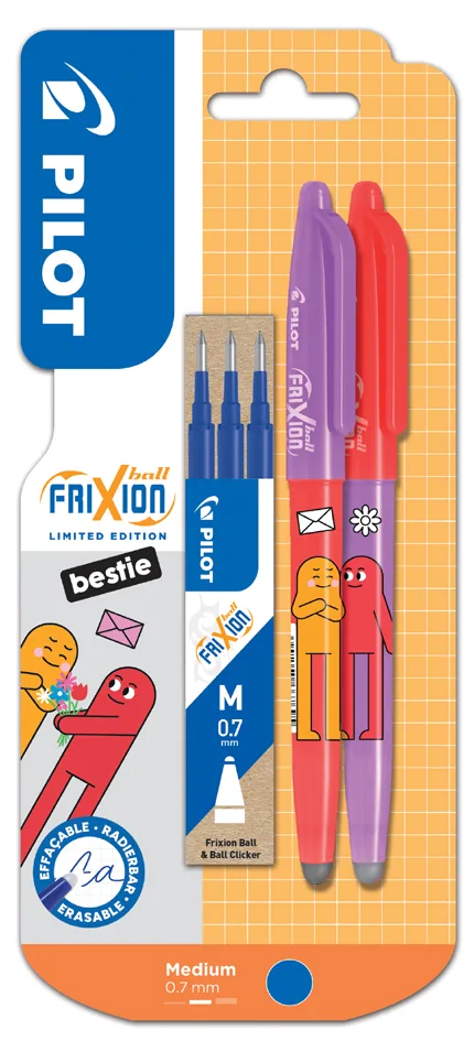 Tintenroller FRIXION BALL 07 Friends , Bestie flowers de Pilot – photo produit