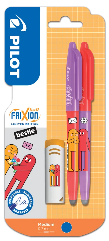 Tintenroller FRIXION BALL 07 Friends , Bestie flowers von Pilot – Produktfoto