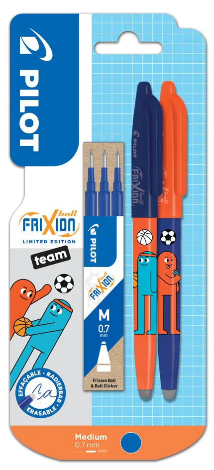 Tintenroller FRIXION BALL 07 Friends , Team sports von Pilot – Produktfoto