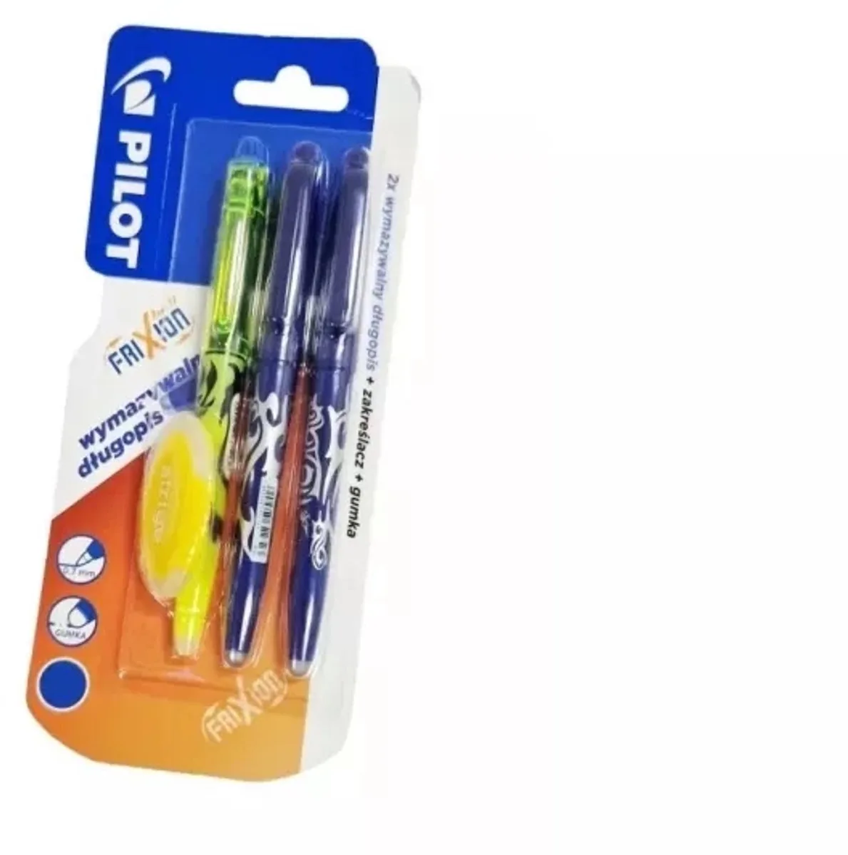 Uitwisbare Blauwe Pen - Perfect voor correcties de Pilot en Multicolore – photo produit