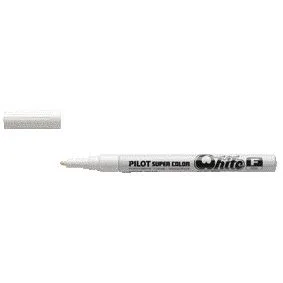 Viltstift pilot super sc-w f wit | 12 stuks van Pilot – productfoto