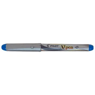 Vulpen Pilot Vpen medium zilver/blauw van Pilot – productfoto 3 van 5