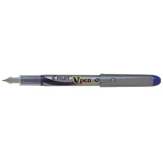 Vulpen Pilot Vpen medium zilver/blauw van Pilot – productfoto 2 van 5