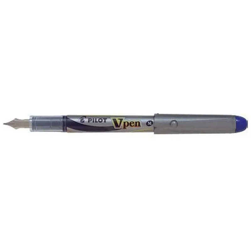 Vulpen Pilot Vpen medium zilver/blauw van Pilot – productfoto 2 van 5