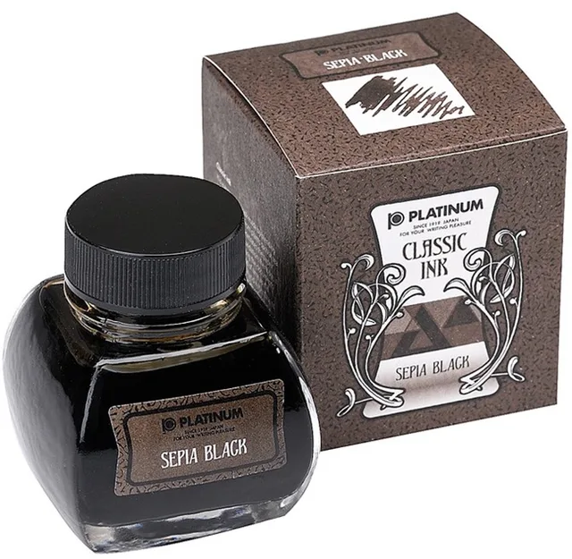 Japan - inktpotje - Vulpeninkt - potje vulpeninkt - Dyestuff 'Classic Ink' Sepia Black