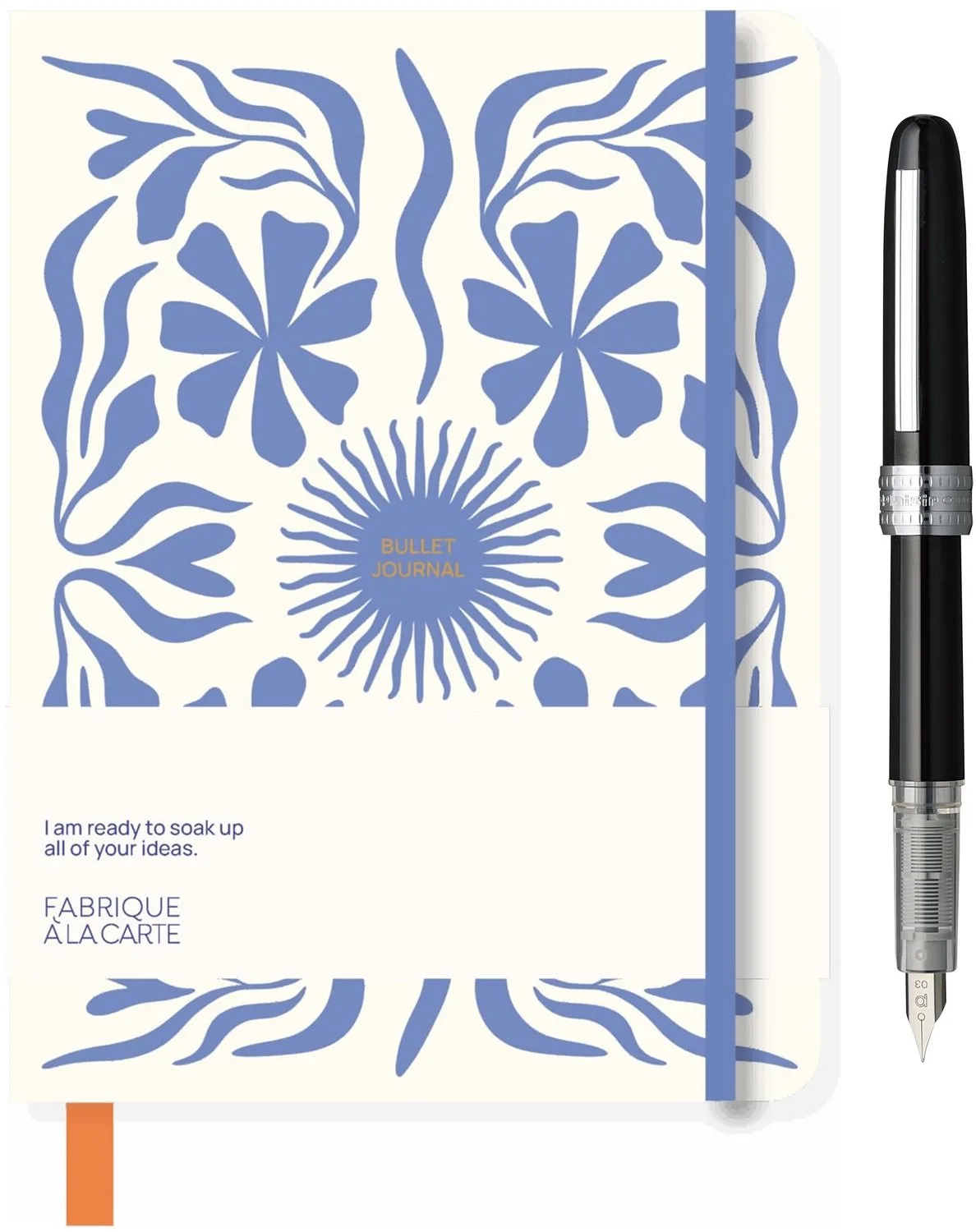 Plaisir - Vulpen Fine - Shell pack - Black - Fabrique - Bullet Journal - Zon Flow Lavendel fra Platinum i Sort – produktbillede