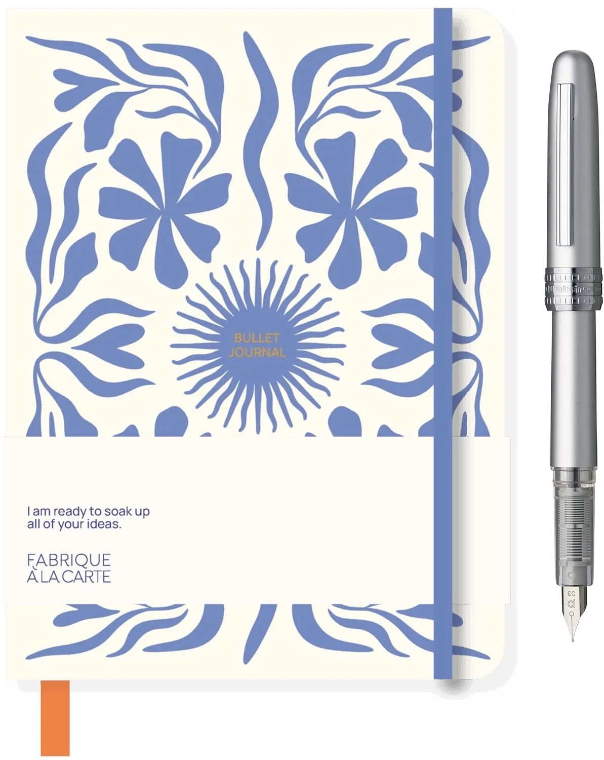 Plaisir - Vulpen Fine - Shell pack - Fabrique - Bullet Journal - Zon Flow Lavendel van Platinum in Ice White – productfoto