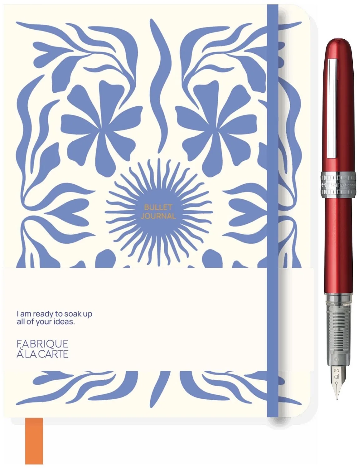 Plaisir - Vulpen Fine - Shell pack - Fabrique - Bullet Journal - Zon Flow Lavendel van Platinum in Rood – productfoto