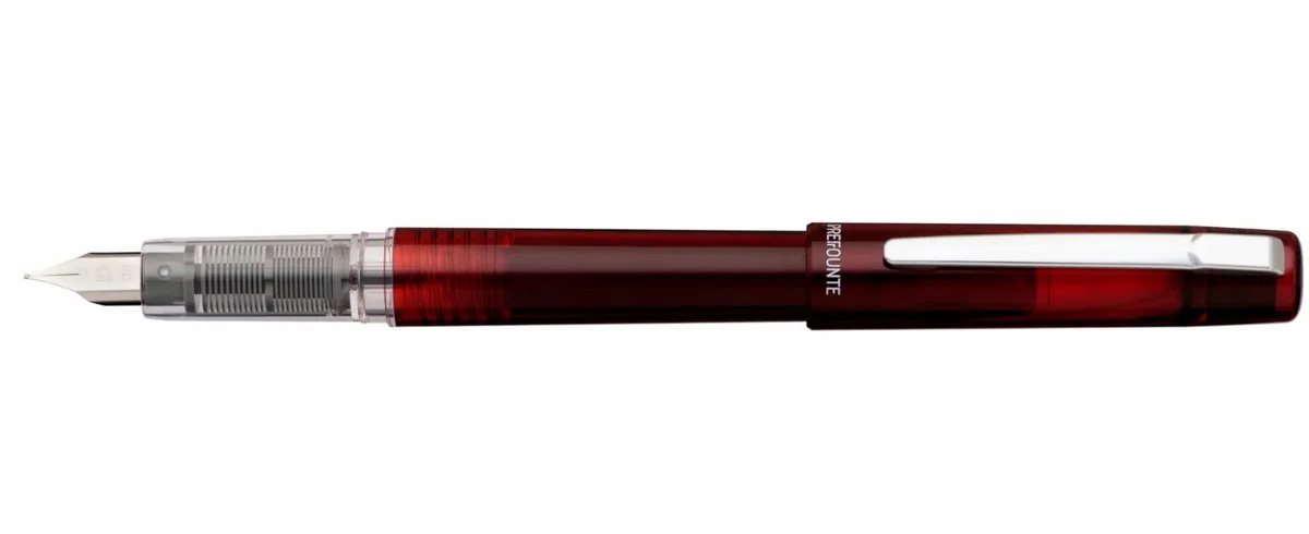 Prefounte Vulpen Crimson Red - Fijne Schrijfveer van Platinum – productfoto