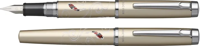 Vulpen - Procyon Luster - Maki-E - Nishikigoi - Champange Gold Koi - Medium