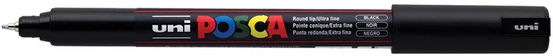 Marker pen/felt-tip pen POSCA PC-1MR Black (6 Units) de Posca en Multicolore – photo produit