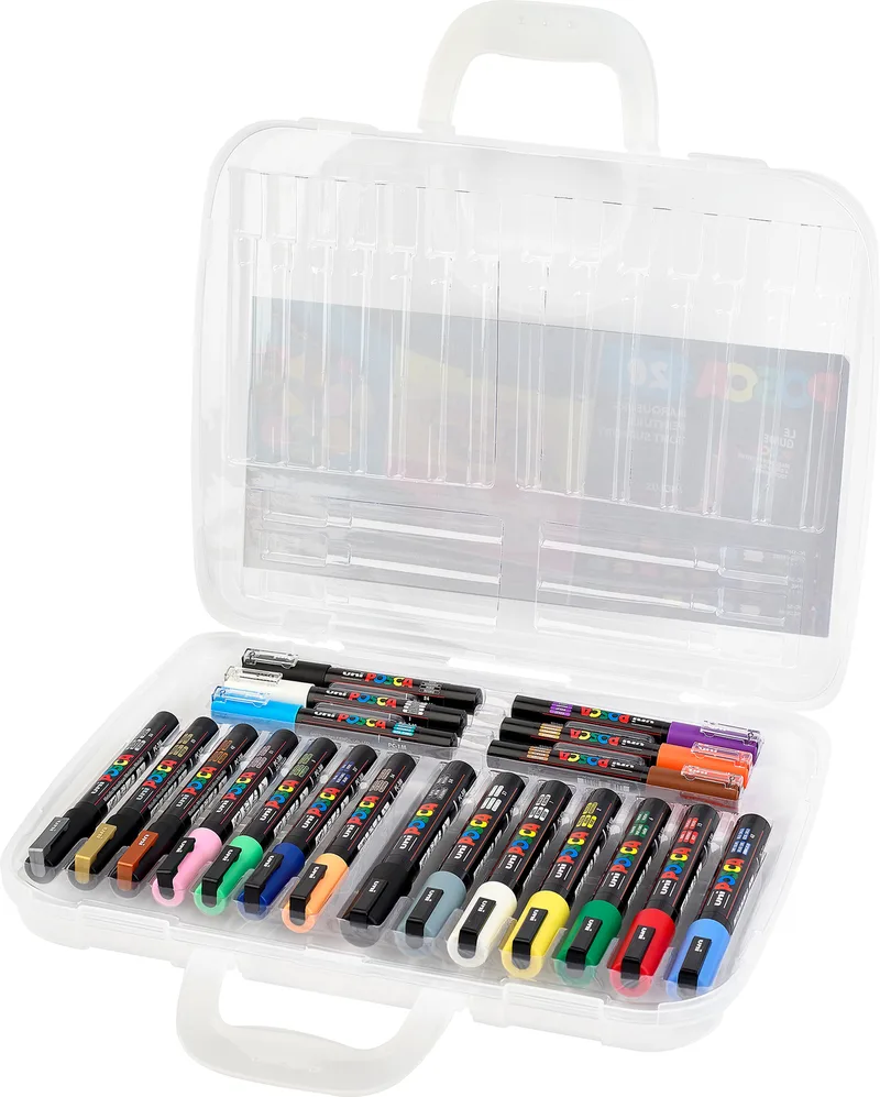 Marker UNI Malkoffer Klassik 20x von Posca – Produktfoto