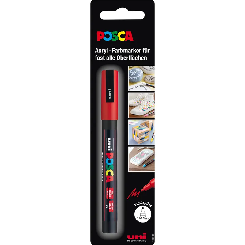 Marker UNI PC-3M rot BK von Posca – Produktfoto