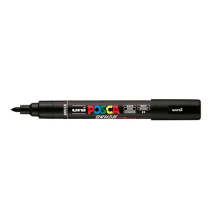 Paintmarker Uni POSCA PC-5BR brushpunt medium zwart by Posca – product photo 3 of 3