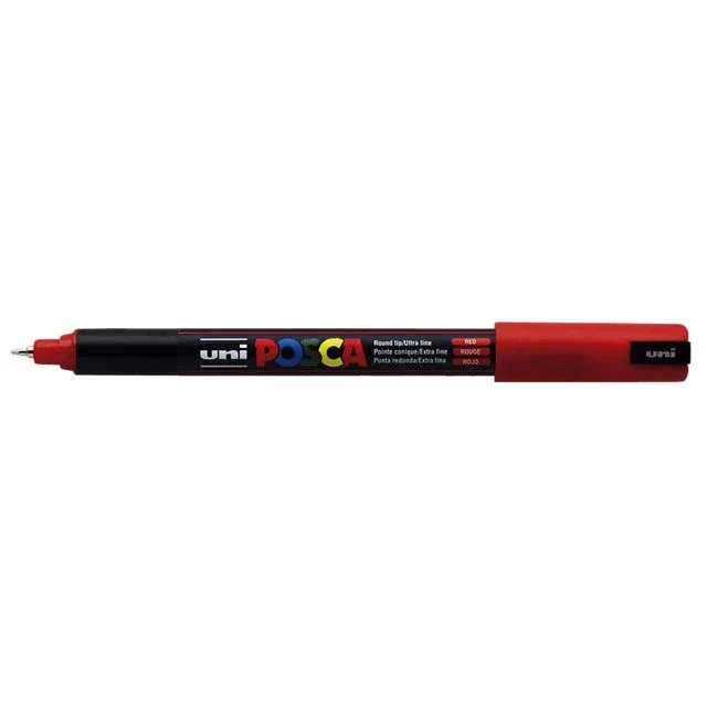 Paintmarker uni posca pc1mr ef rood | 6 stuks by Posca – product photo