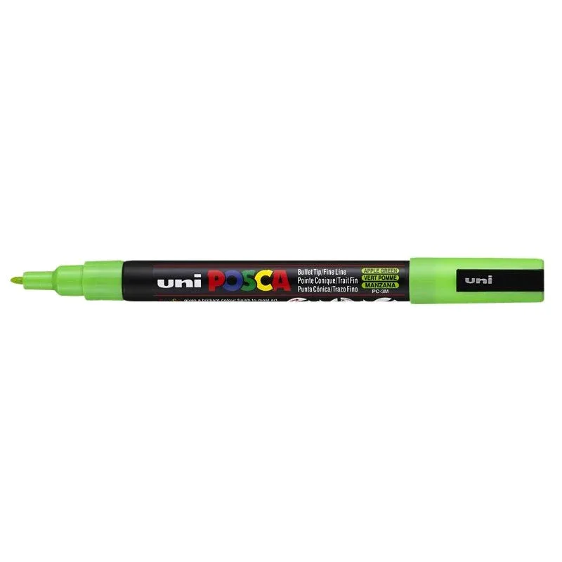 Paintmarker uni posca pc3m f appelgroen | 6 stuks von Posca – Produktfoto