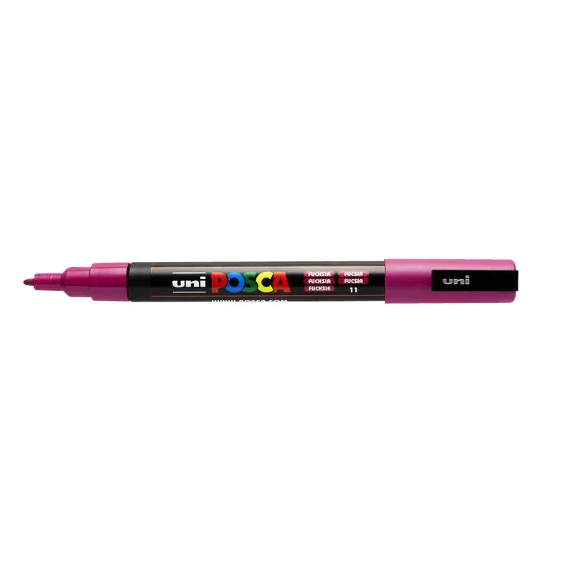 Paintmarker uni posca pc3m f fuchsia | 6 stuks by Posca – product photo