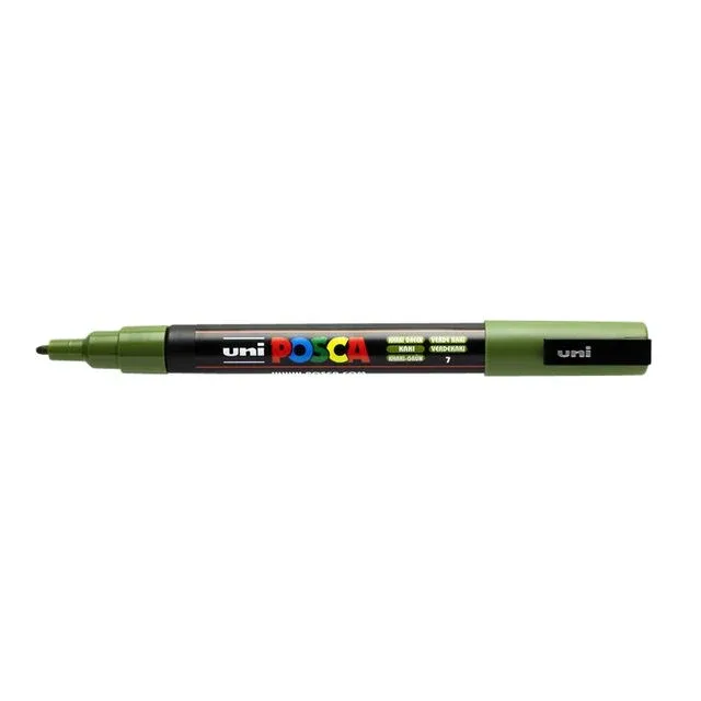 Paintmarker uni posca pc3m f kaki | 6 stuks van Posca – productfoto